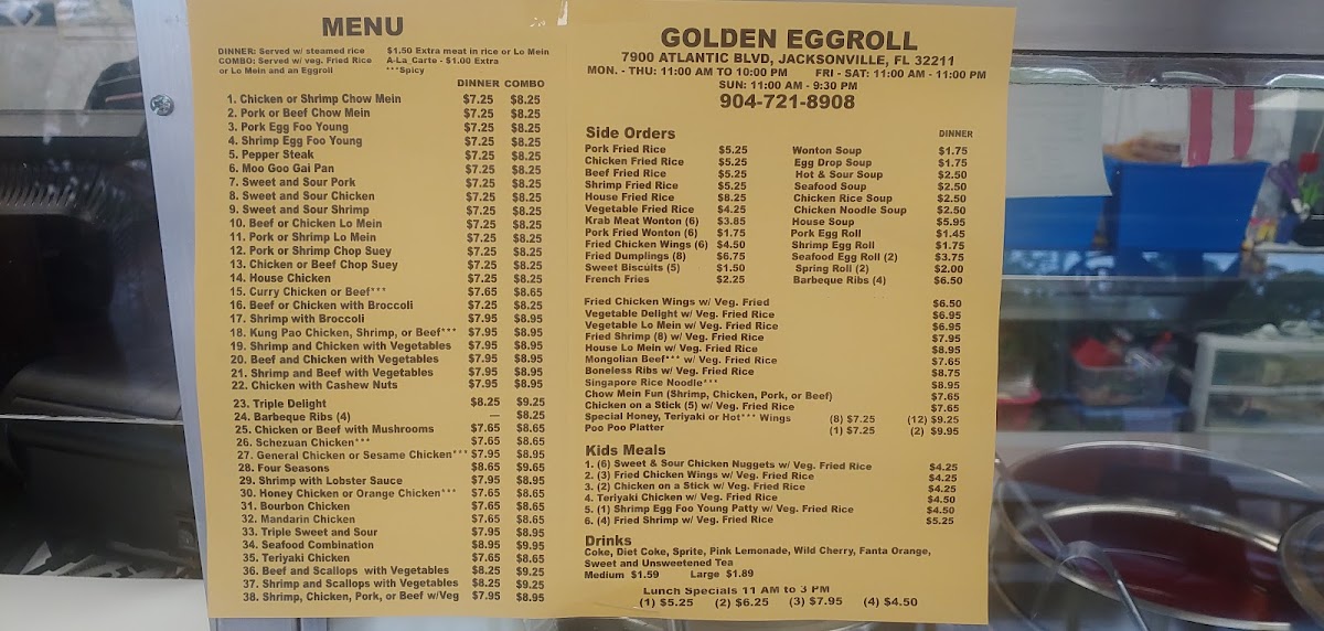 Golden Egg Roll Menu - Image 4